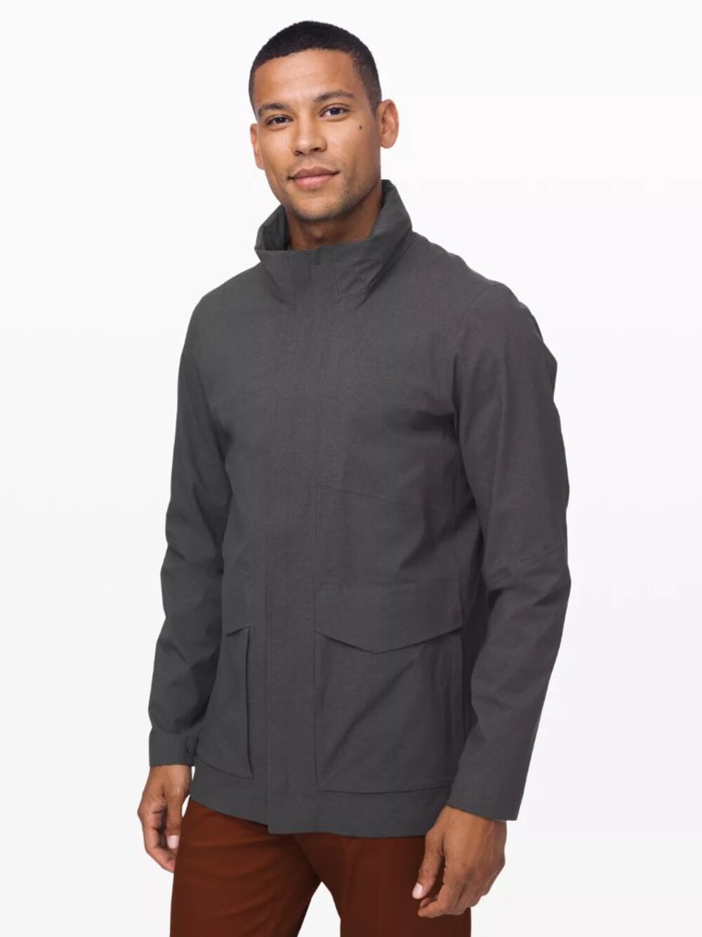 Lululemon Gray Storm Field Jacket in Charcoal